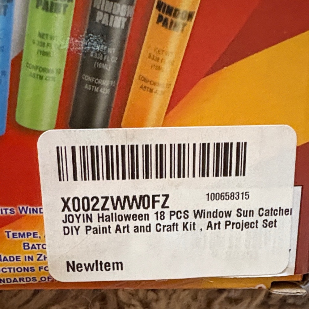 Halloween Window Craft Set - Multicolor - Picture 3 of 9